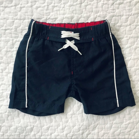 Polarn O. Pyret Boys Navy Swim Trunks - Picture 1 of 3